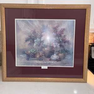 Lena Liu Limited Edition 'Lilac Breezes' Signed and Numbered Framed Print